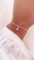PULSERA ROLO OVAL CON MINI DIJE ESTRELLITA CUBIC ( 18 cm de largo) - P.010/2