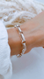 PULSERA ROLO + ESLABÓN FORCET ALARGADO 1x1- ( PLATA 925)- cierre marinero - 21 cm - comprar online