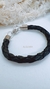 PULSERA “TRENZA” cuero 100% con teminales de fundición- P.032/2 en internet