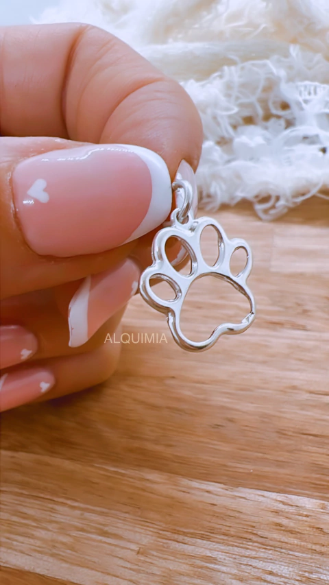 DIJE HUELLITA - PLATA 925- D.033