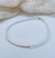 PULSERA “ CRISTAL CON TUBITO CLASSIC” - 19 cm - PLATA 925- P.045/2
