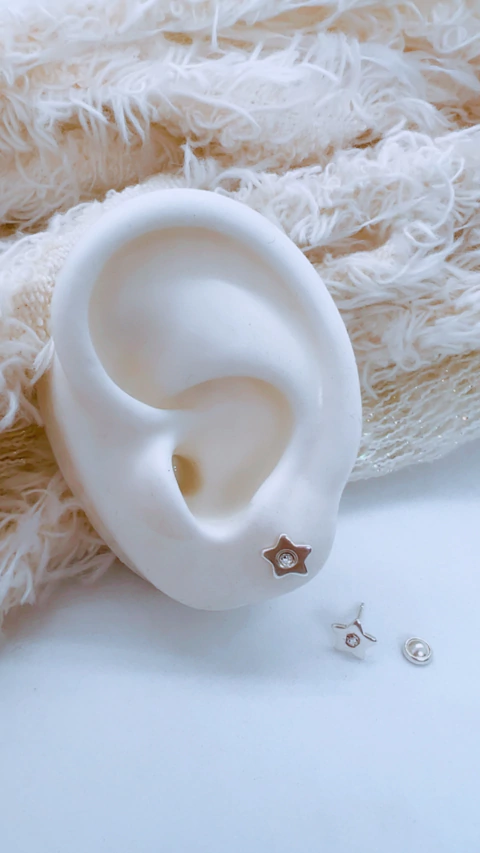 ABRIDORES Estrella con cubic- el par - AB.013