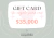 GIFT CARD $ 35.000 - solo con TUS datos, cuando te mandemos un WhatsApp te vamos a pedir los datos de quien la reciba (fecha, mensaje, etc)