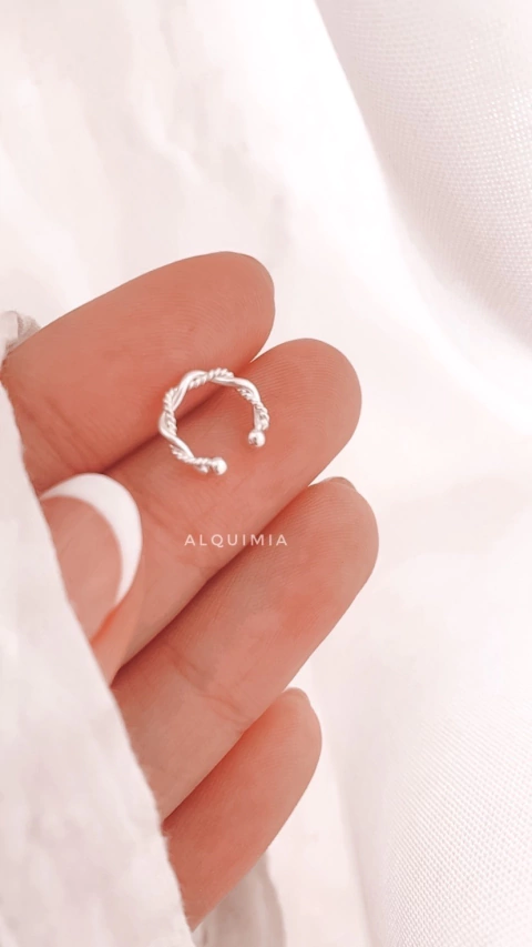 ARO CUFF “ENTORCHADO” 9 mm ( por unidad) - A.032/2