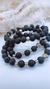PULSERA “GLADIATOR”- hombre- elastizada con bolas de roca volcánica y fundición - P.032 - comprar online