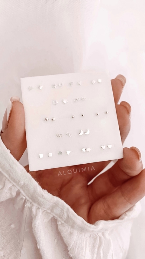 PIERCING NARIZ FORMIS VARIAS ( por unidad) - PLATA 925- A.129/2