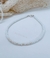 PULSERA CRISTAL IBIZA- 8 bolitas 1x1- (19 cm ) - PLATA 925- P.013