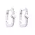 “ARGOLLA YURI”- cierre Huggies 12 mm - POR PAR- (PLATA 925)- A.138