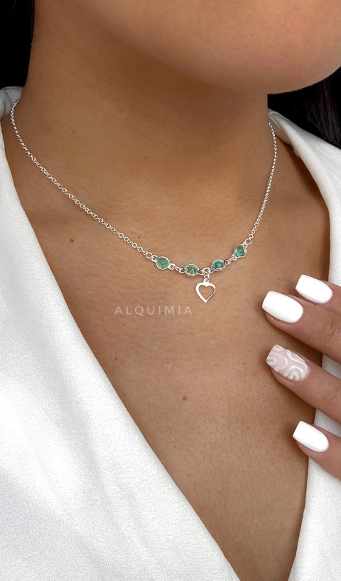 CONJUNTO “SAONA” (PLATA 925)- 40 cm de largo- C.024