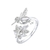 “Anillo colibrí y espiga”- regulable- (PLATA 925)- AN.058 - tienda online