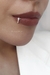 FALSO PIERCING LABIO con bolita- 8 mm - POR UNIDAD- PLATA 925- A.107