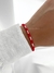 PULSERA MACRAMÉ BOLITAS 3x4 - REGULABLE - (PLATA 925)- P.046
