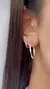 “ARGOLLAS AGAPANTUS 30 mm”- cinta recta 1.5- ( por par) - PLATA 925- A.075