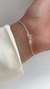 PULSERA “ ALICE” - dije corazón Swarovski- -PLATA925- 19 cm - P.014/2 en internet