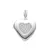“DIJE CORAZÓN RELICARIO”-con micropiedra - sin cadena - (PLATA 925)- D.088