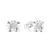 “ARO FLORCITA MICROPIEDRA”- cierre mariposa- por par- ( PLATA 925)- A.064/2 - Alquimia - Piezas de Plata