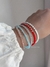 PULSERA CRISTAL IBIZA- 8 bolitas 1x1- (19 cm ) - PLATA 925- P.013