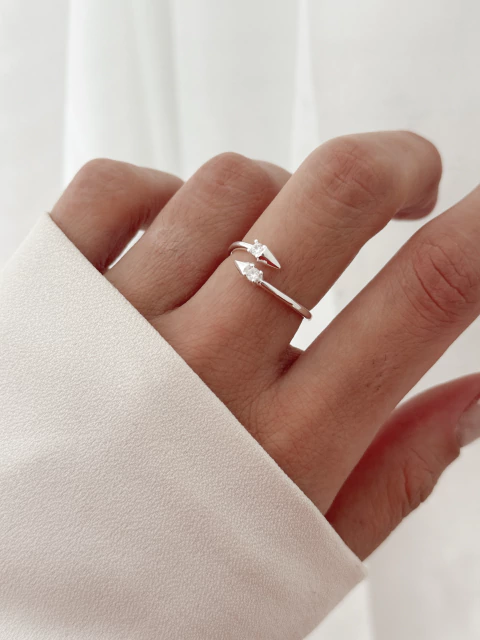 “ANILLO DOS FLECHAS”- regulable- ( plata 925)- AN.005/3 - comprar online