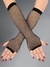 Guantes largos de red sin dedos en internet