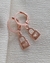 ARGOLLAS CON DIJE CANDADO ROSÉ 2.5CM - comprar online