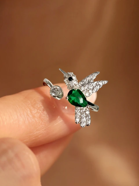 Anillo Colibri Green