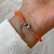 PULSERA ORANGE LOVE 18-20CM - comprar online