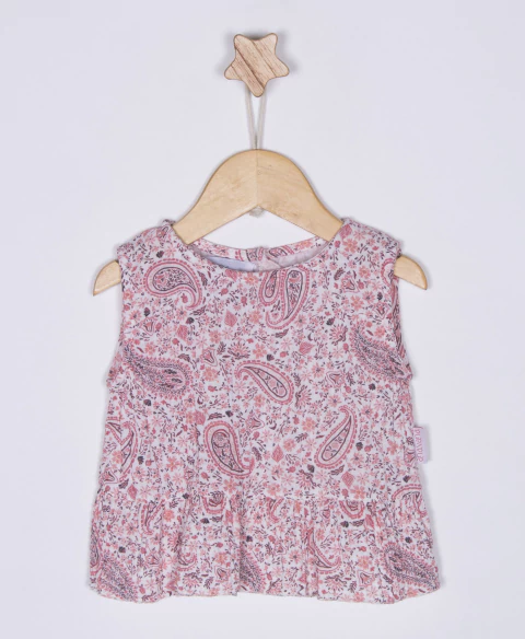 BLUSA QUEEN PAISLEY CHERRY - comprar online