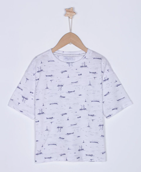 REMERA BOW BLANCO - comprar online