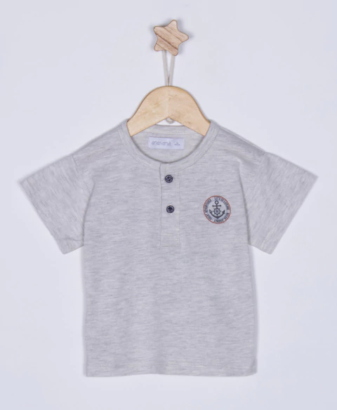 REMERA REEF GRIS MELANGE - comprar online