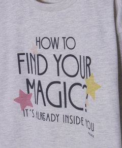 REMERA MAGIC GRIS MELANGE en internet