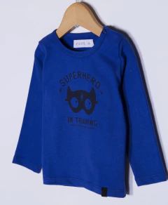 REMERA HOOD AZUL en internet