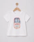 Remera PARAISO blanca de algodón con estampa de lata de sardinas