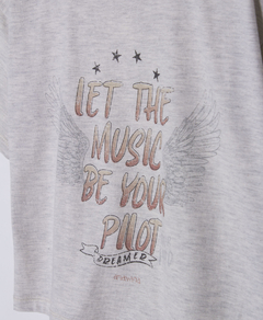REMERA LETICIA GRIS LC - comprar online