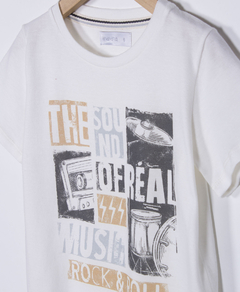 REMERA CLERENCE CRUDO - comprar online