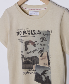 REMERA CLERENCE VAINILLA - comprar online
