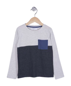 REMERA HAZEL GRIS.