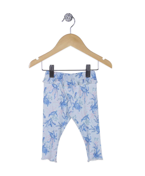 LEGGINGS AMARANTA ACQUA TURTLES