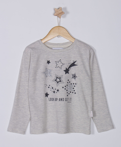 REMERA VERA GRIS MELANGE