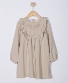 VESTIDO CONSTANZA BEIGE