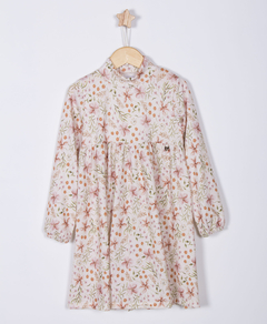 VESTIDO HERMINIA - IVORY WINTER FLOWERS