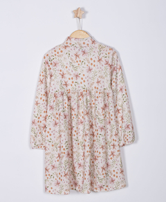VESTIDO HERMINIA - IVORY WINTER FLOWERS en internet