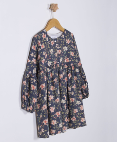 VESTIDO INÉS BLUE APPLE BLOSSOM - comprar online