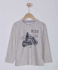 REMERA DUARTE GRIS MELANGE