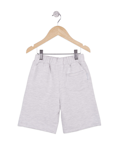 BERMUDA ESCOLAR GRIS MELANGE - comprar online