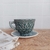 Taza vintage con plato