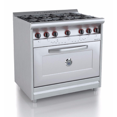 Cocina Morelli Cheff 900 - Puerta de Acero - Rejilla Fundicion - comprar online