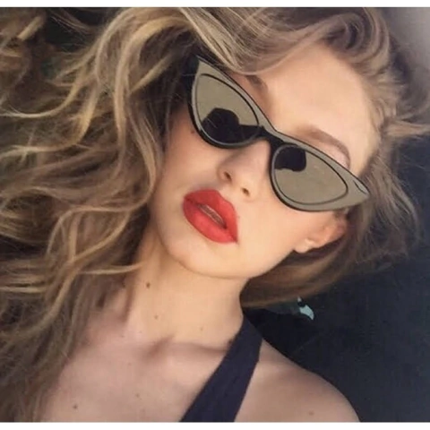 Kit C/12 Óculos Modinha Retro Gatinha Retangular Atacado