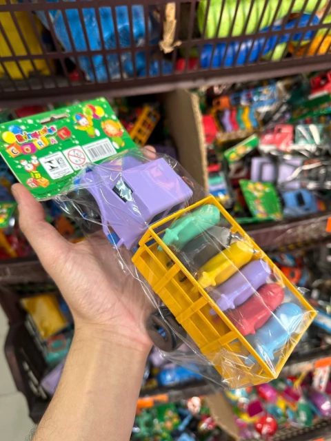 Kit C/6 Caminhão de Boi brinquedo Atacado