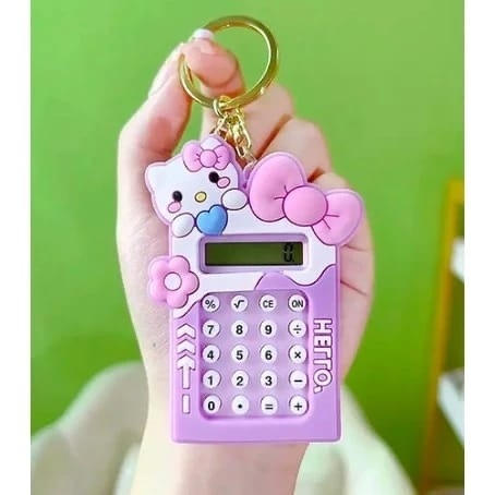Kit C/12 calculadoras fofas kawaii Papelaria atacado