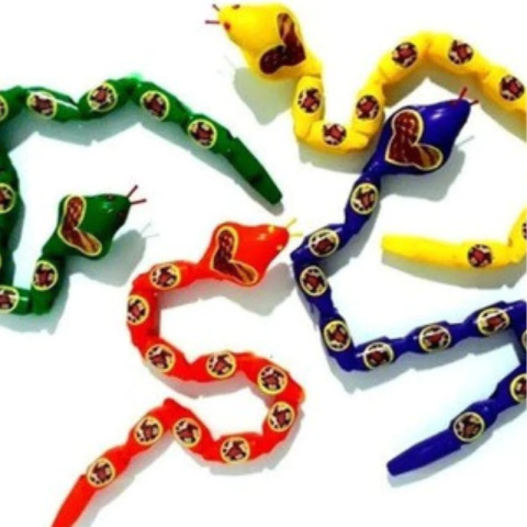 KIT C/12 COBRINHA ARTICULADA PRENDA FESTA JUNINA BRINQUEDOS ATACADO